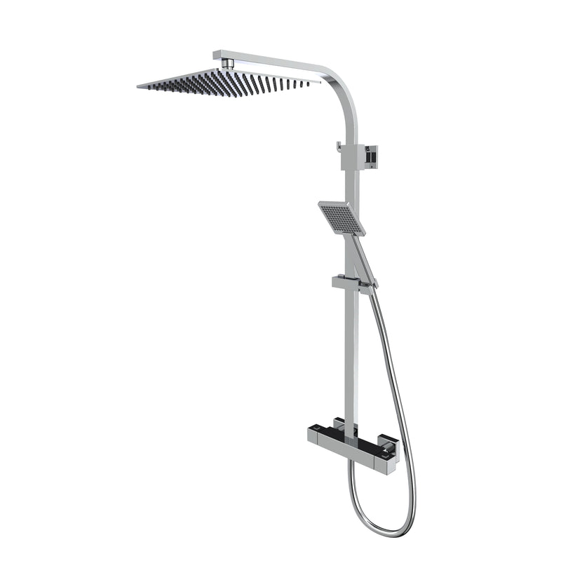 Tavistock Index Dual Function Thermostatic Bar Shower System - Chrome