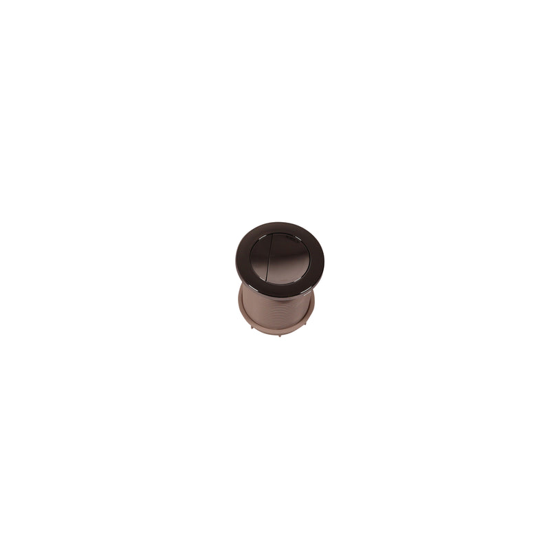 Tavistock Concealed Cistern Round Dual Flush Button 75mm - Chrome