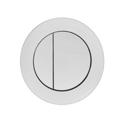 Tavistock Concealed Cistern Round Dual Flush Button 75mm - Chrome