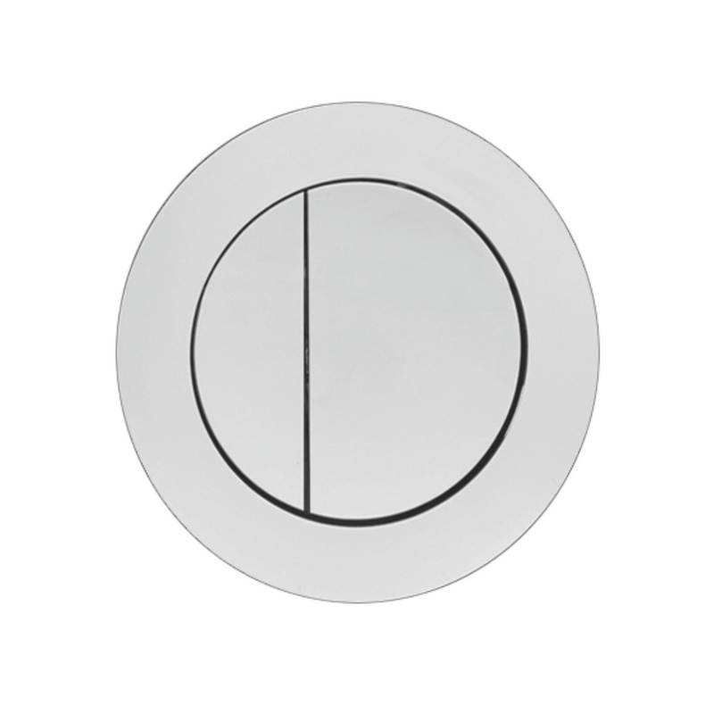 Tavistock Concealed Cistern Round Dual Flush Button 75mm - Chrome