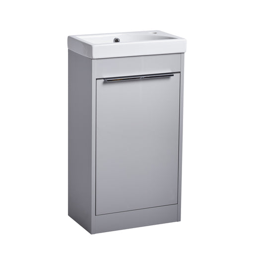 Tavistock Sequence 450mm Cloakroom Unit - Gloss Light Grey
