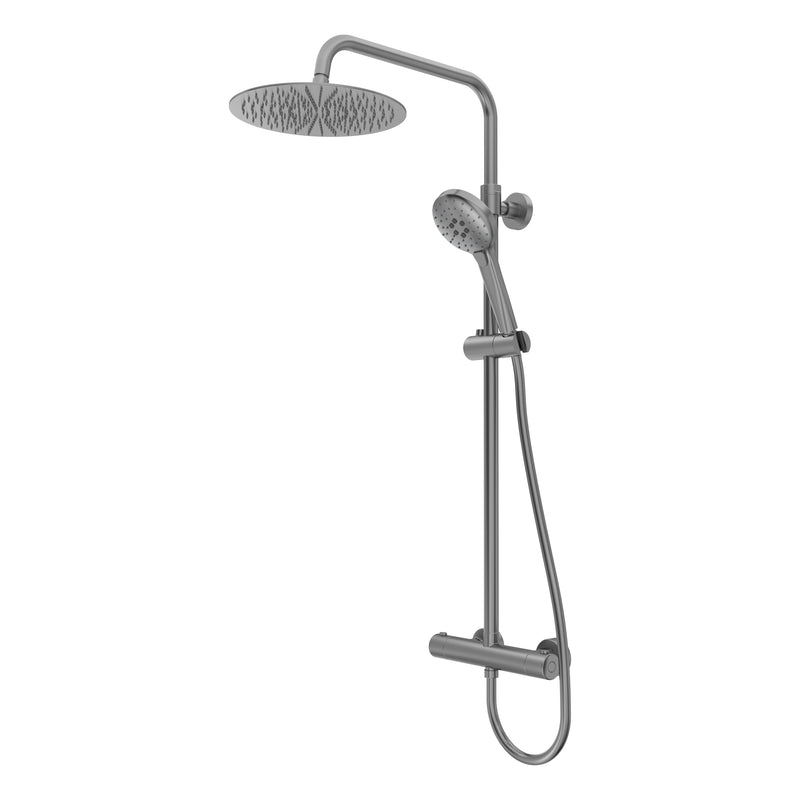 Tavistock Quantum Dual Function Thermostatic Bar Shower System - Gunmetal
