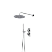 Tavistock Quantum Dual Function Shower System with Handset & Overhead - Chrome