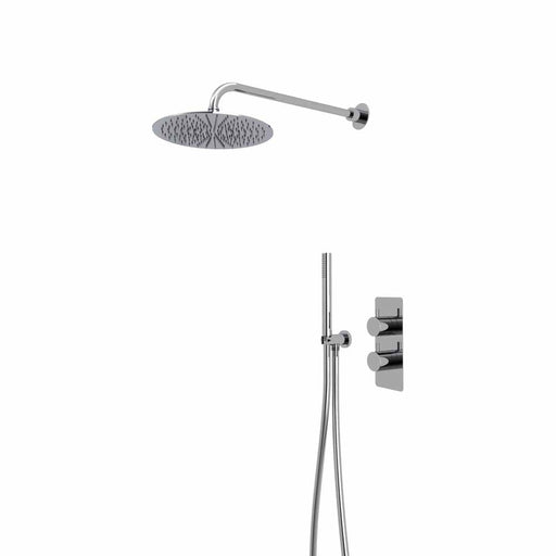 Tavistock Quantum Dual Function Shower System with Handset & Overhead - Chrome