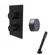 Tavistock Quantum Dual Function Shower System with Overflow Bath Filler & Handset - Black