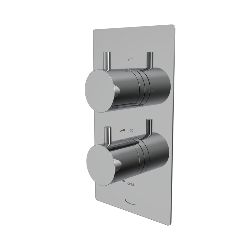 Tavistock Quantum Dual Function Thermostatic Shower Valve - Chrome