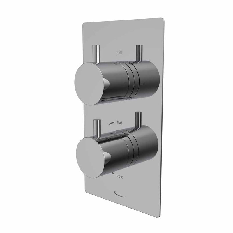 Tavistock Quantum Dual Function Thermostatic Shower Valve - Chrome
