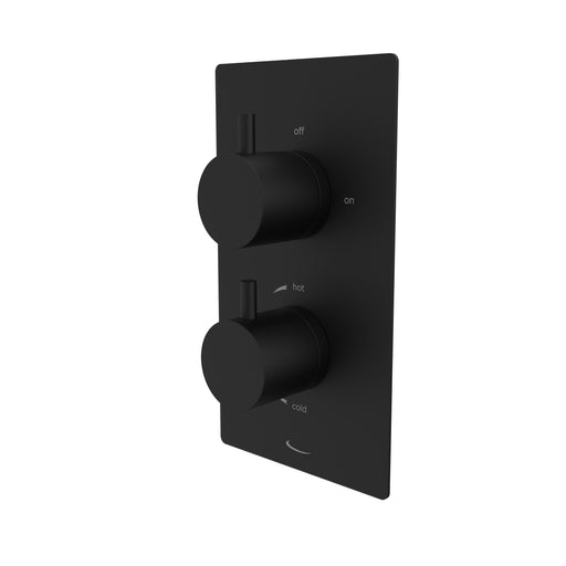 Tavistock Quantum Dual Function Thermostatic Shower Valve - Black
