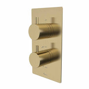 Tavistock Quantum Dual Function Thermostatic Shower Valve - Brushed Brass