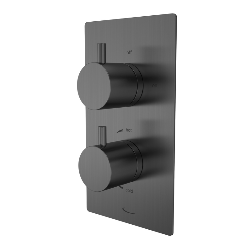 Tavistock Quantum Dual Function Thermostatic Shower Valve - Gunmetal