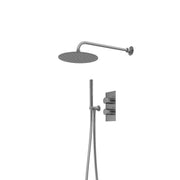 Tavistock Quantum Dual Function Shower System with Handset & Overhead - Gunmetal