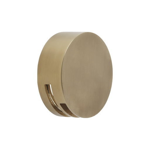 Tavistock Round Overflow Bath Filler - Brushed Brass