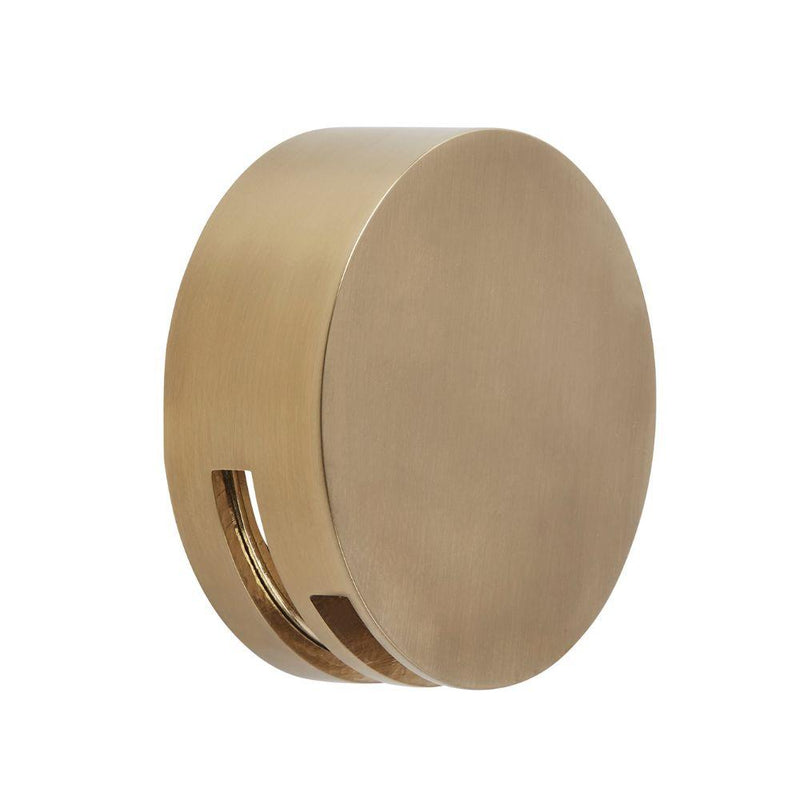 Tavistock Round Overflow Bath Filler - Brushed Brass