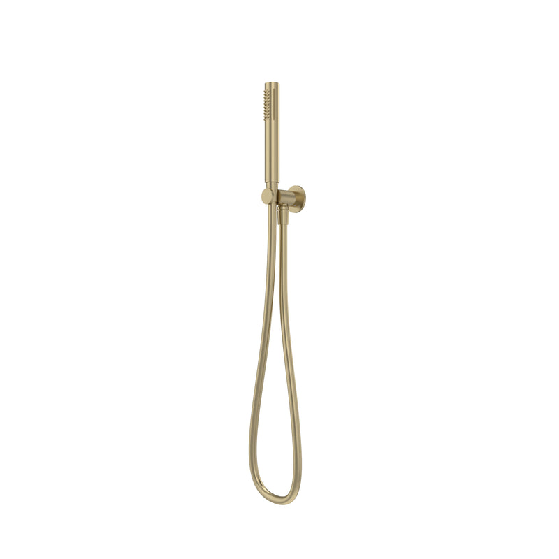Tavistock Shower Handset Kit with Wall Outlet - Brushed Brass