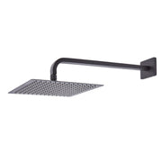 Tavistock Square Fixed Shower Arm - Black