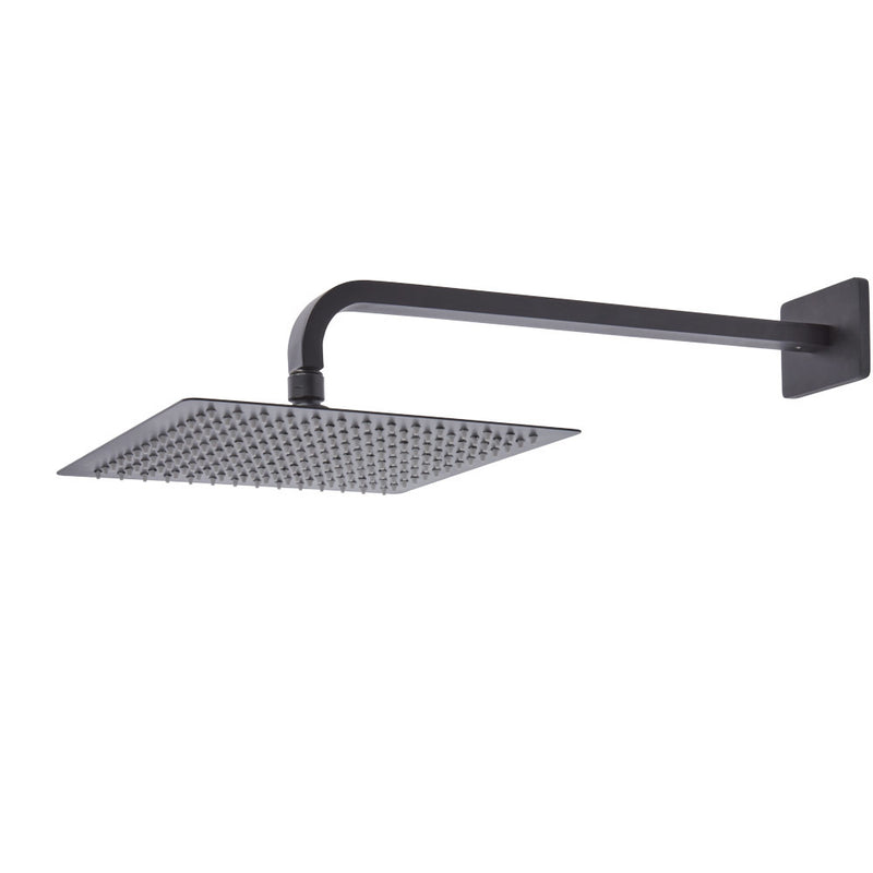 Tavistock Square Fixed Shower Arm - Black