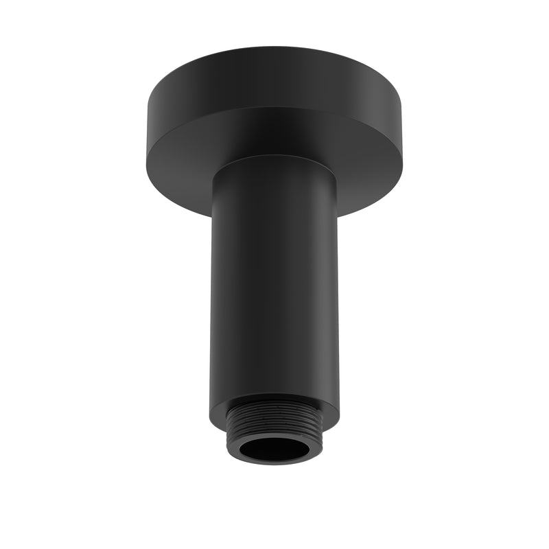Tavistock Quantum Short Brass Ceiling Arm 80mm - Black