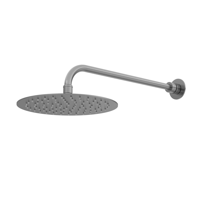 Tavistock Quantum Round Adjustable Shower Arm - Gunmetal