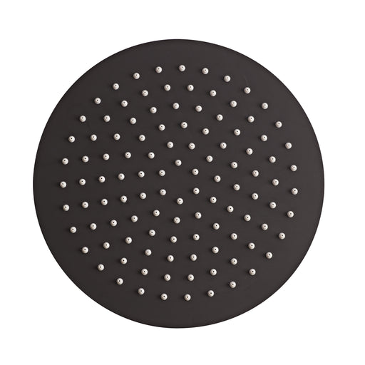 Tavistock Quantum Round 250mm Shower Head - Black