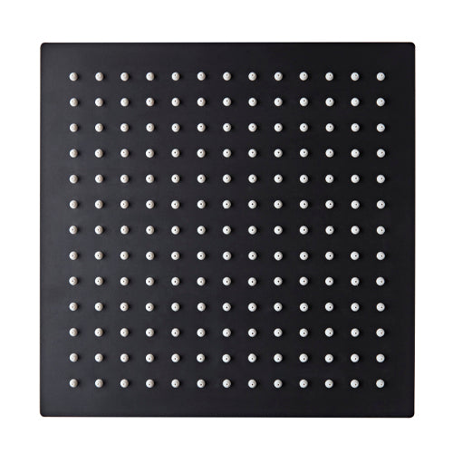 Tavistock Square 250mm Shower Head - Black