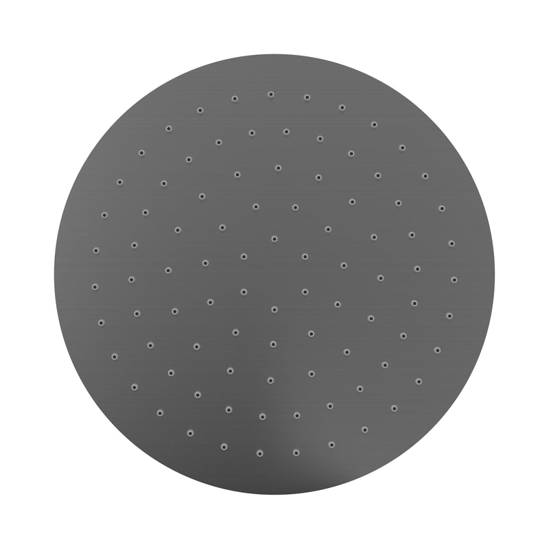 Tavistock Quantum Round 250mm Shower Head - Gunmetal