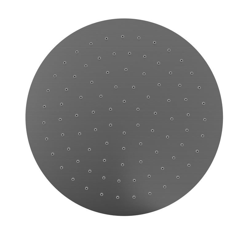 Tavistock Quantum Round 250mm Shower Head - Gunmetal