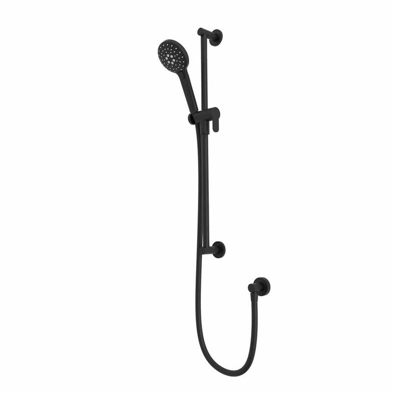 Tavistock Quantum Round Slide Rail Shower Kit - Black