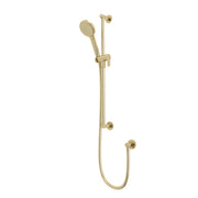 Tavistock Quantum Round Slide Rail Shower Kit - Brushed Brass