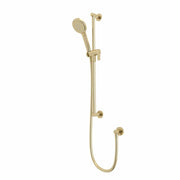 Tavistock Quantum Round Slide Rail Shower Kit - Brushed Brass