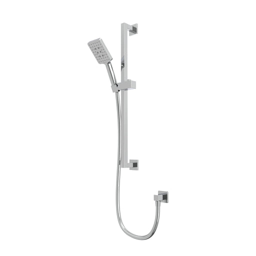Tavistock Square Shower Kit with Riser Rail & Handset - Chrome