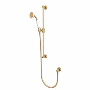 Tavistock Lansdown Traditional Shower Riser Kit - Brushed Brass