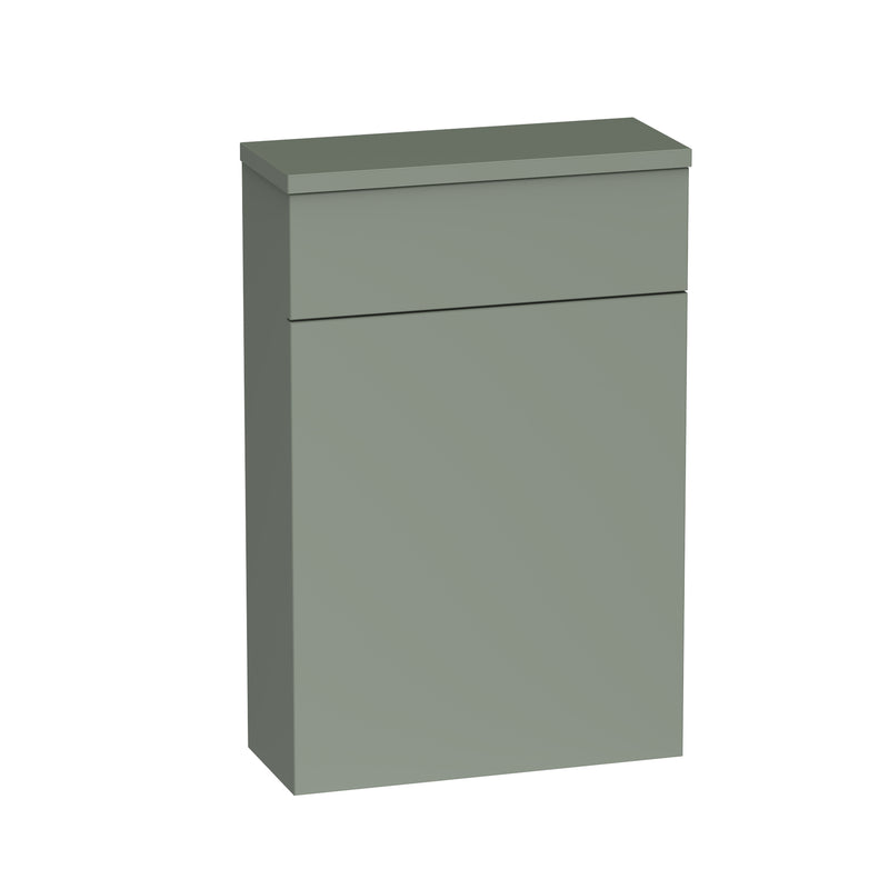 Tavistock Acumen 570mm Back To Wall WC Unit & Worktop - Matt Laurel Green