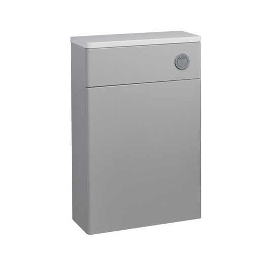 Tavistock Compass 570mm Back to Wall WC Unit & Worktop - Gloss Light Grey