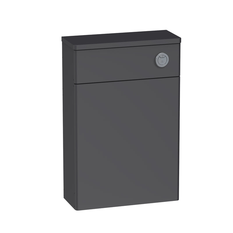 Tavistock Compass 570mm Back to Wall WC Unit & Worktop - Matt Storm Grey