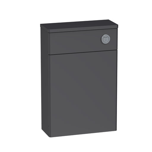 Tavistock Compass 570mm Back to Wall WC Unit & Worktop - Matt Storm Grey