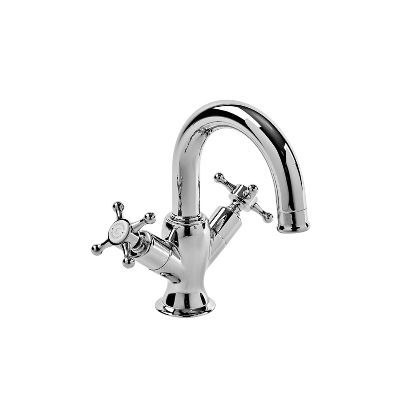 Tavistock Ashmore Basin Mixer with Click Waste - Chrome