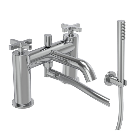 Tavistock Cohort Cross Bath Shower Mixer - Chrome