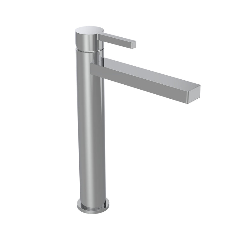 Tavistock Cohort Cross Tall Basin Mixer with Click Waste - Chrome