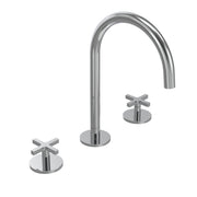 Tavistock Cohort Cross 3 Tap Hole Basin Mixer with Click Waste - Chrome