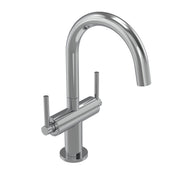 Tavistock Cohort Lever Twin Handle Basin Mixer with Click Waste - Chrome