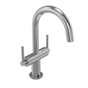 Tavistock Cohort Lever Twin Handle Basin Mixer with Click Waste - Chrome