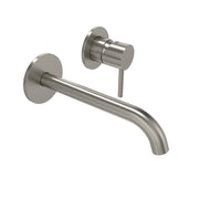 Tavistock Cohort Lever Wall Mounted Basin Mixer - Stainless Steel