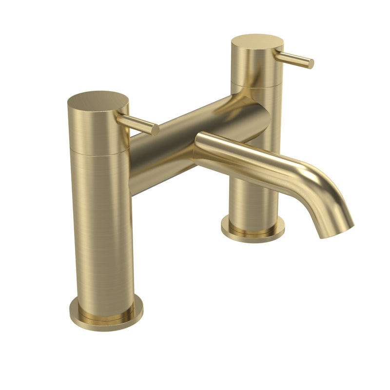 Tavistock Cohort Lever Bath Filler - Brushed Brass