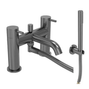 Tavistock Cohort Lever Bath Shower Mixer - Gunmetal