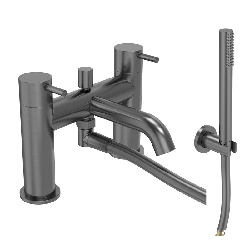 Tavistock Cohort Lever Bath Shower Mixer - Gunmetal