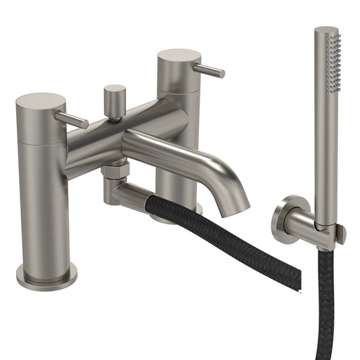 Tavistock Cohort Lever Bath Shower Mixer - Stainless Steel