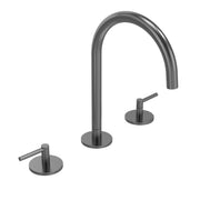 Tavistock Cohort Lever 3 Tap Hole Basin Mixer with Click Waste - Gunmetal