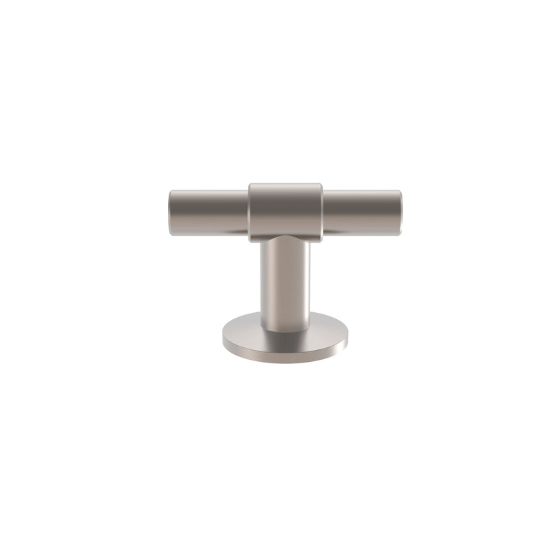 Tavistock Toro T Bar Furniture Handle - Brushed Nickel