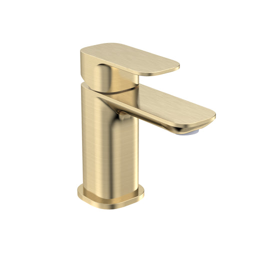 Tavistock Haze Basin Mixer with Click Waste - Brushed Brass