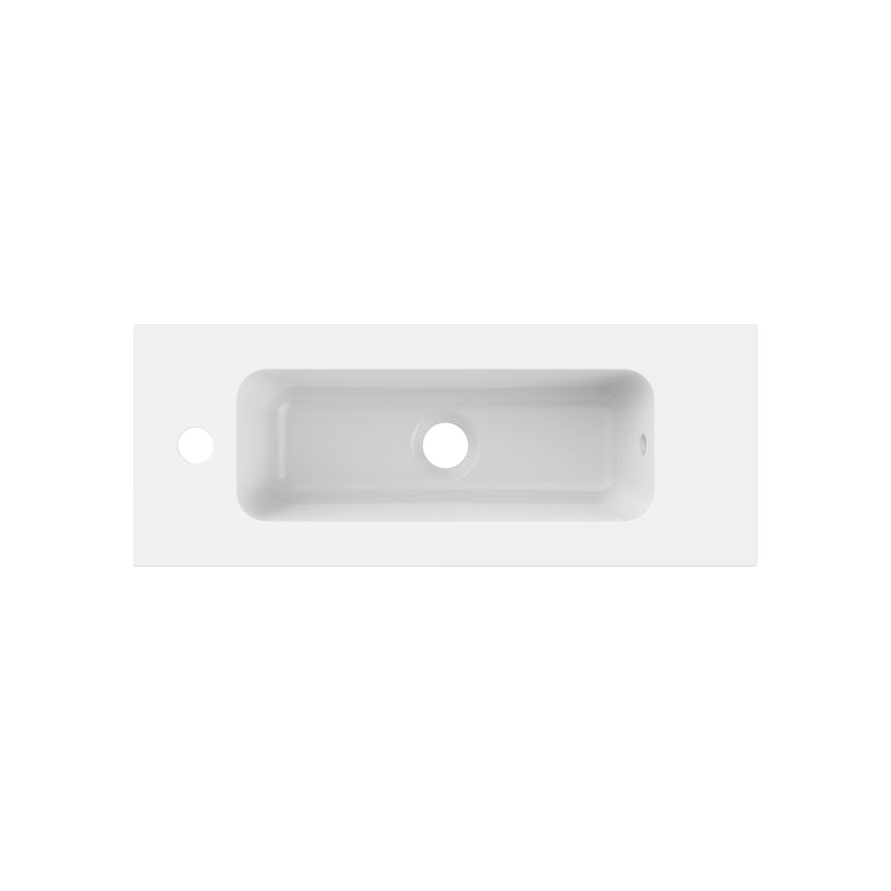Tavistock 600mm Inline Isocast Basin - Slim Depth